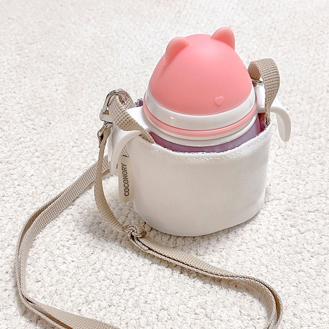 꼬꼬노리 멜럽봉봉 짜먹는 실리콘 스파우트컵 아기 빨대컵 국산 청소솔포함 유아 어린이집 물병