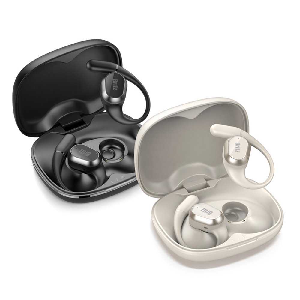 브리츠 Realfit5 오픈형 블루투스 무선 이어폰 귀걸이형 스포츠 운동 - 상품 이미지