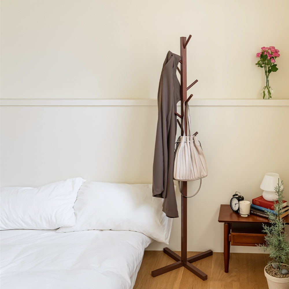 원목스탠드옷걸이 외투걸이 현관옷걸이 스탠드행거