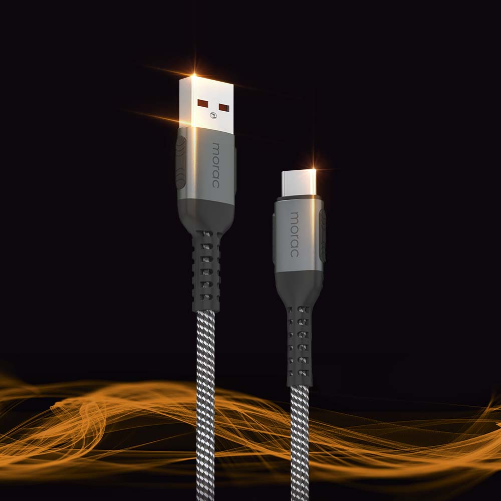모락 크로크 USB-A to C타입 고속 충전 케이블 1M - 상세 이미지 2