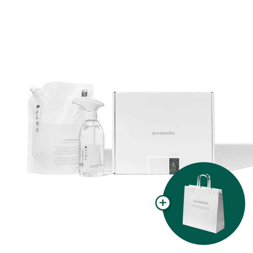 순수백과 피톤치드 스프레이 선물세트 1.5L (쇼핑백 증정)