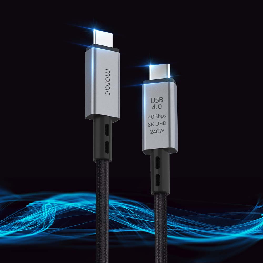 모락 크로크 USB4 PD3.1 40Gbps 8K CtoC 240W 고속충전 케이블 - 상세 이미지 2