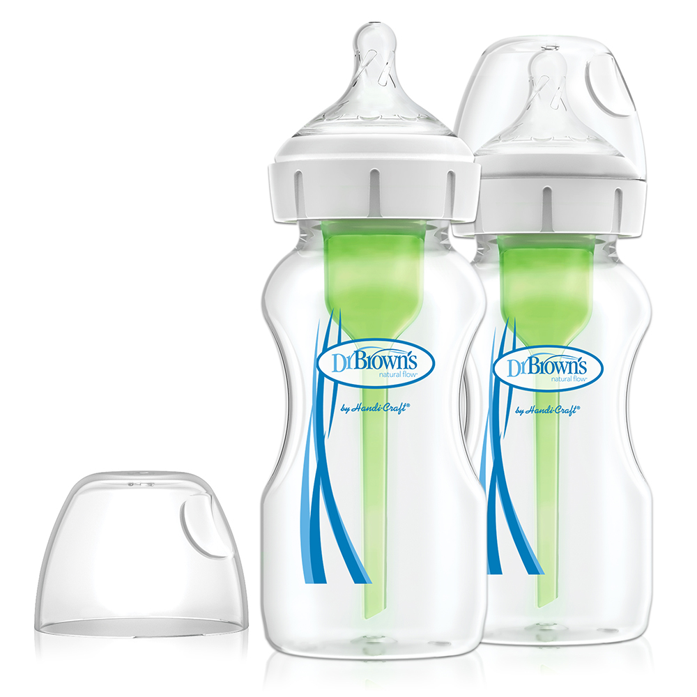 닥터브라운 오피셜 / PP 젖병 와이드넥 270ml 3개, 꼭지 교체 / 치발기 옵션선물 - 상세 이미지 2