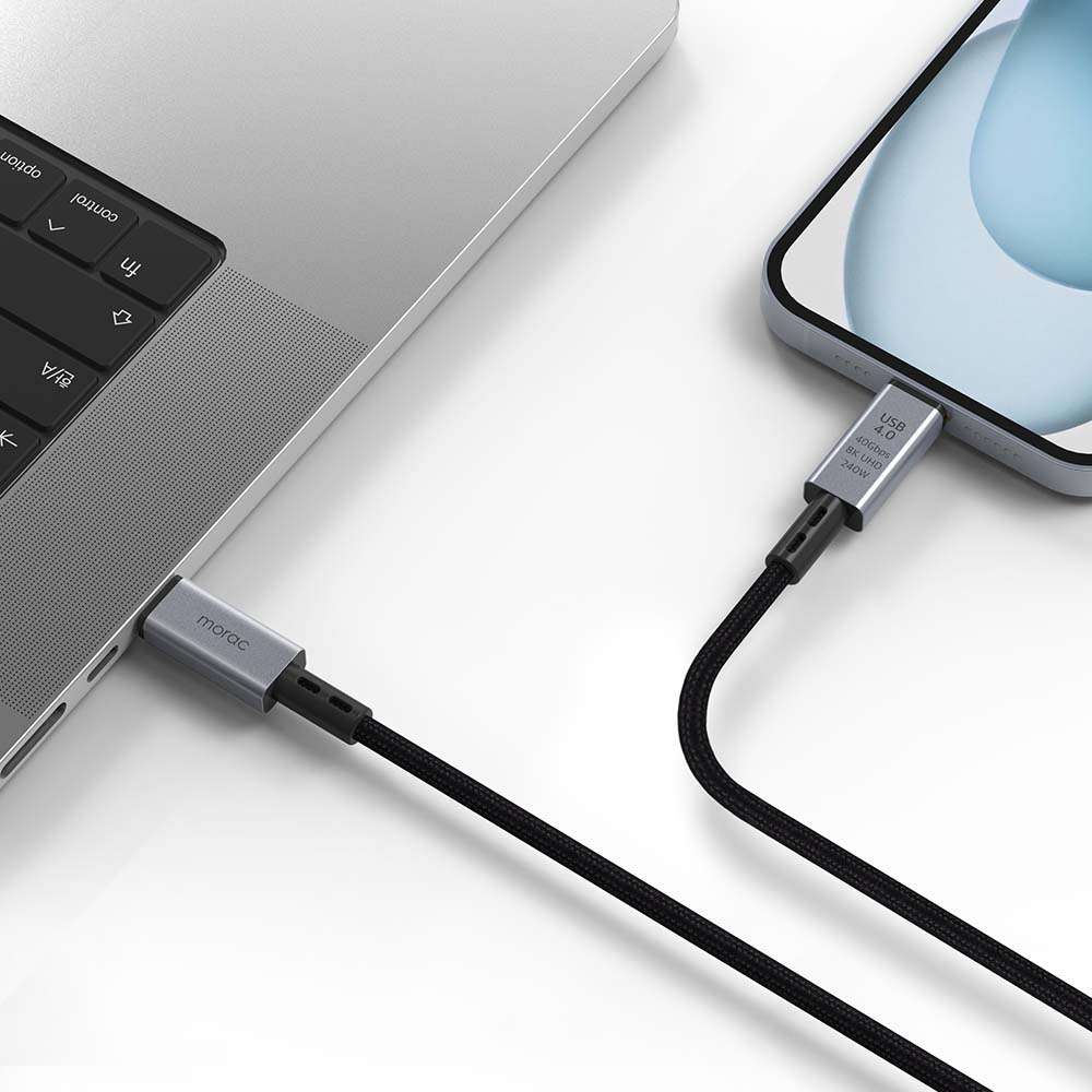 모락 크로크 USB4 PD3.1 40Gbps 8K CtoC 240W 고속충전 케이블 - 상세 이미지 4