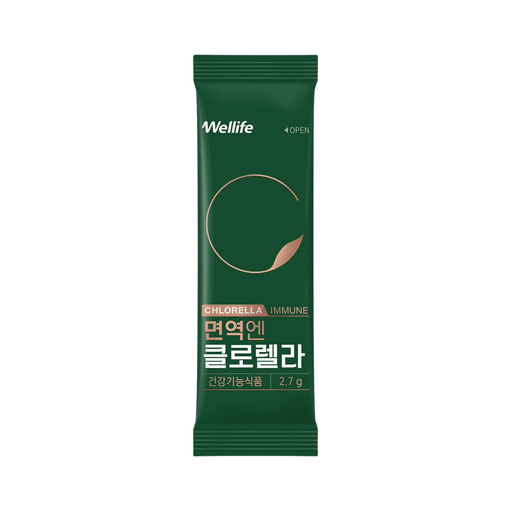 웰라이프 면역엔 클로렐라 60포 (2.7g x 60) 엽록소 이미지 4