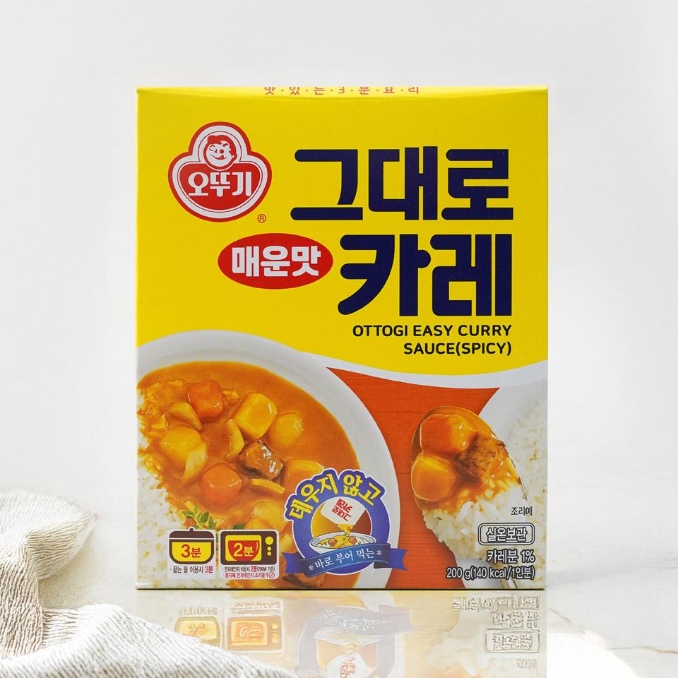 메가마트 오뚜기 그대로카레 매운맛 200g - 메인 이미지