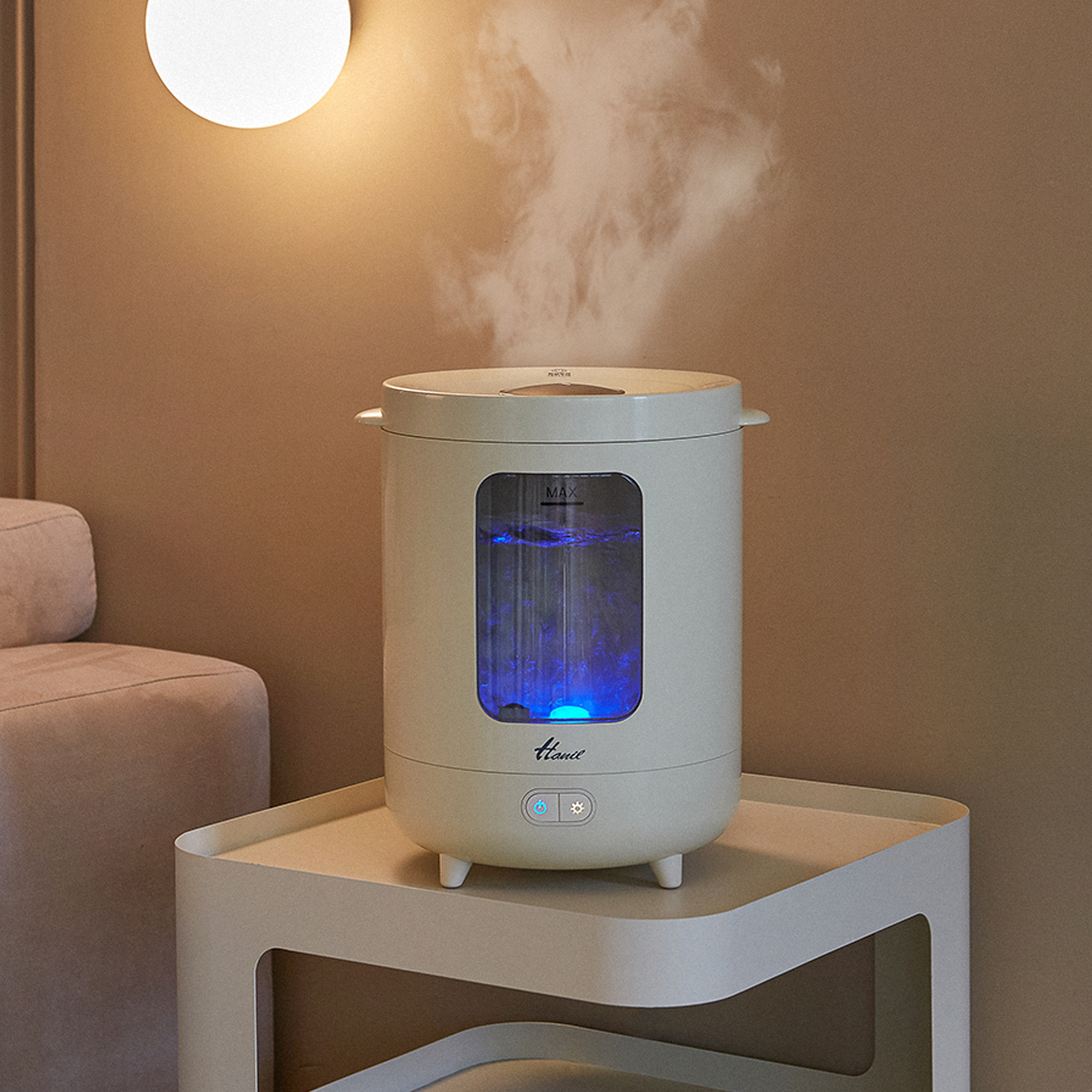 25년형 신제품 한일 이지필 물멍 3L 대용량 가열식 유리가습기