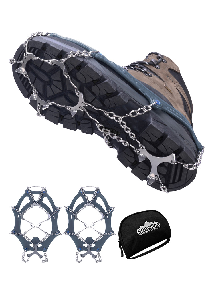 스노우라인 체인젠 프로 아일렛 기술 적용 밴드 CE,TUV인증 영하 60도 밴딩테스트 통과 아이젠 세계 최초 특허 UV코팅