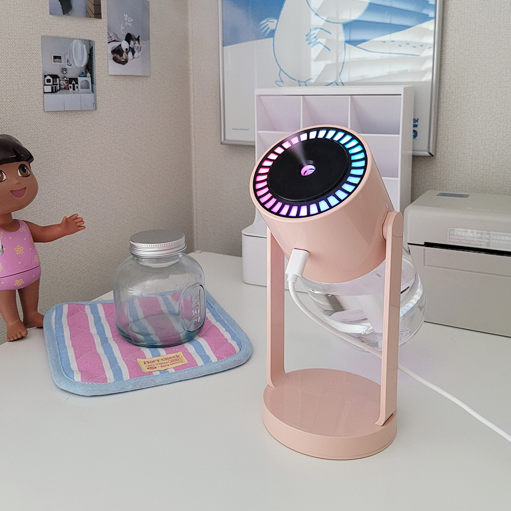 이놀 스윙미스트 각도조절 미니가습기 600ml 무소음 세척편한 책상 탁상용 소형 아기방