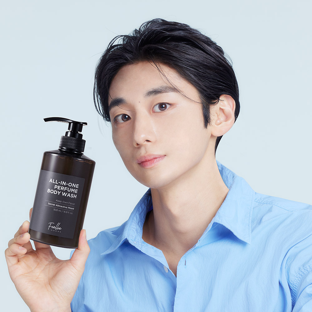 [땀냄새/체취/트러블] 포엘리에 옴므 올인원 퍼퓸 바디워시 500ml, 1개
