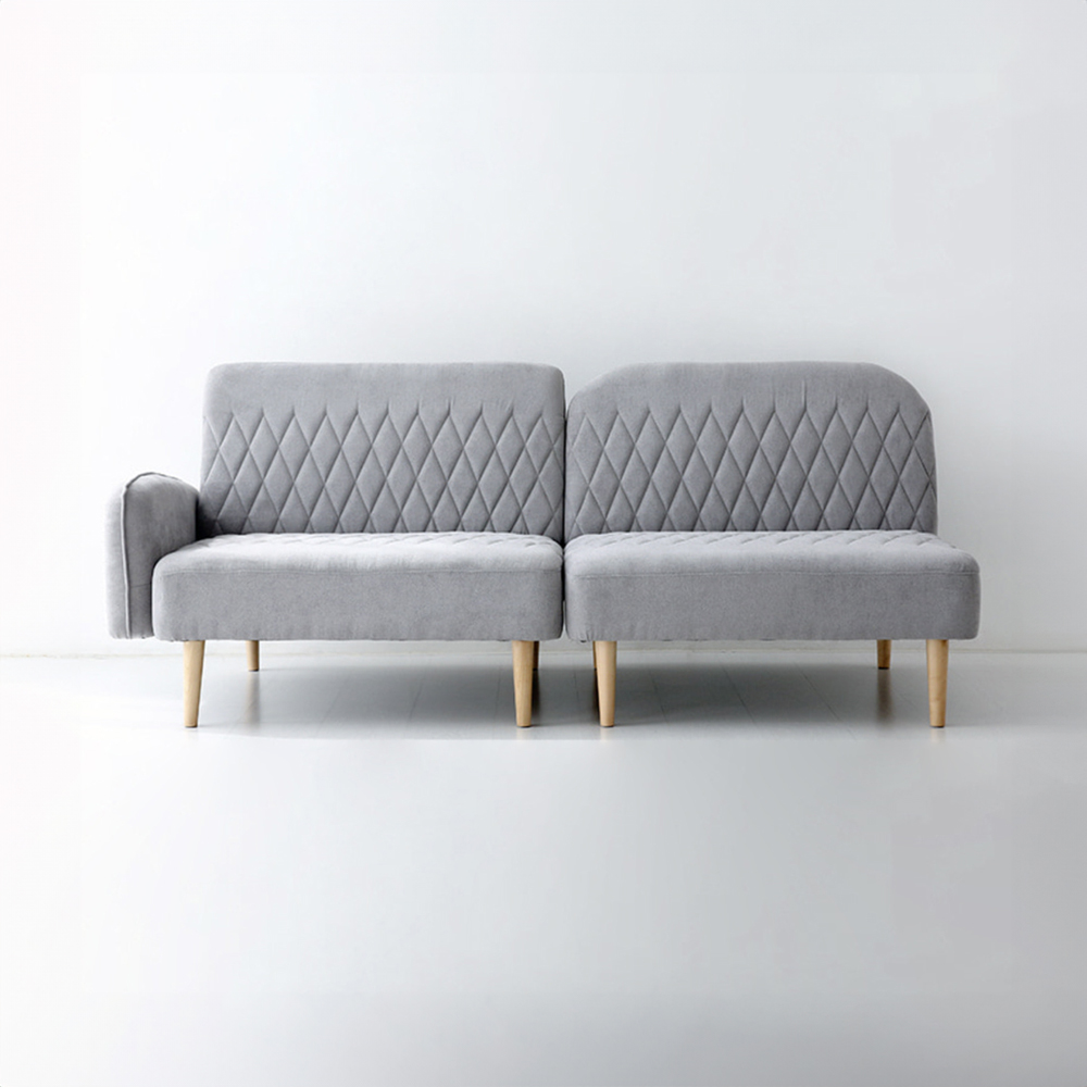 니스코 3인 멀티 메모리폼 소파베드 독립형 BC430 그레이