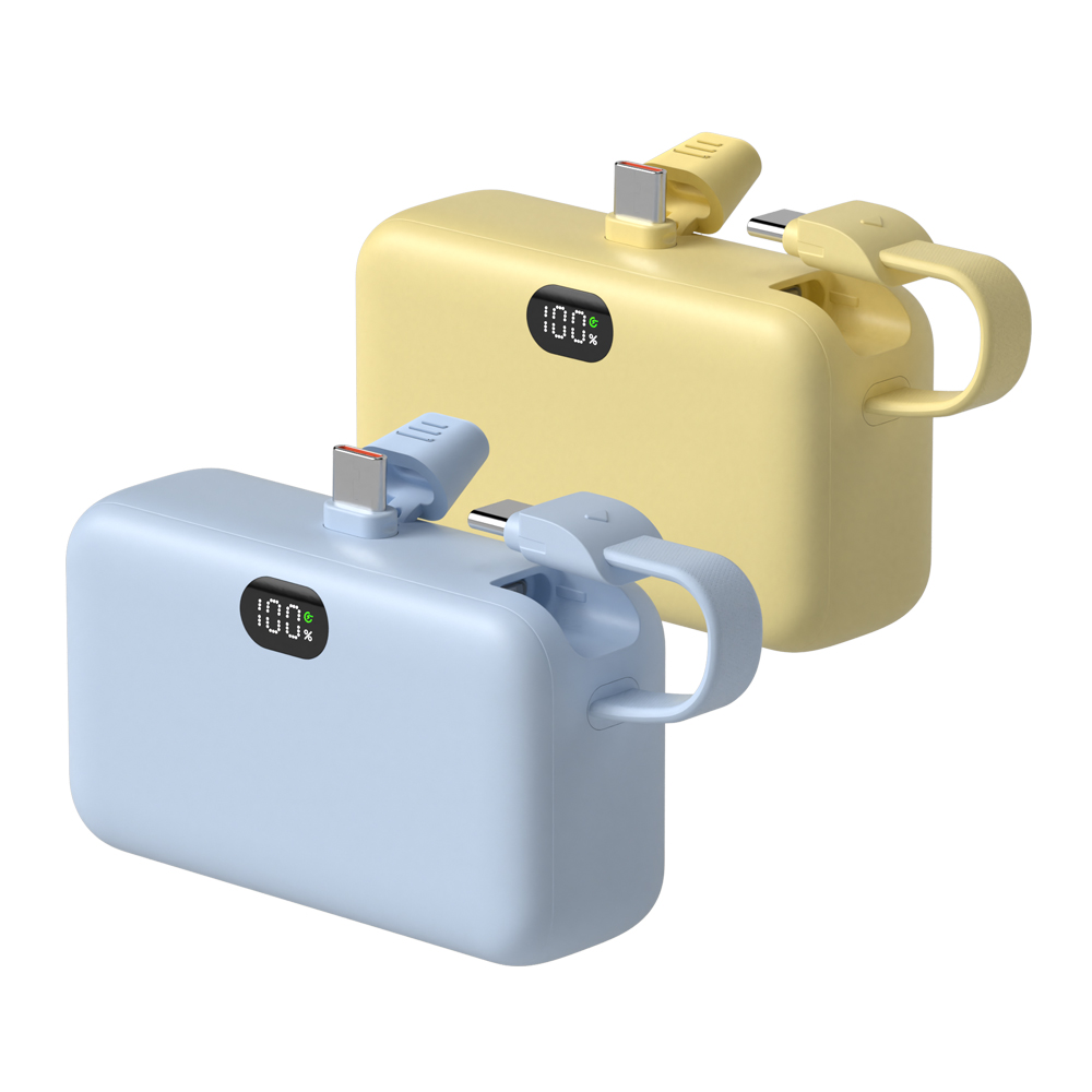 이어맥 팬톤 미니 도킹형 디스플레이 C타입 고속충전 보조배터리 10000mAh 22.5W - 상세 이미지 3