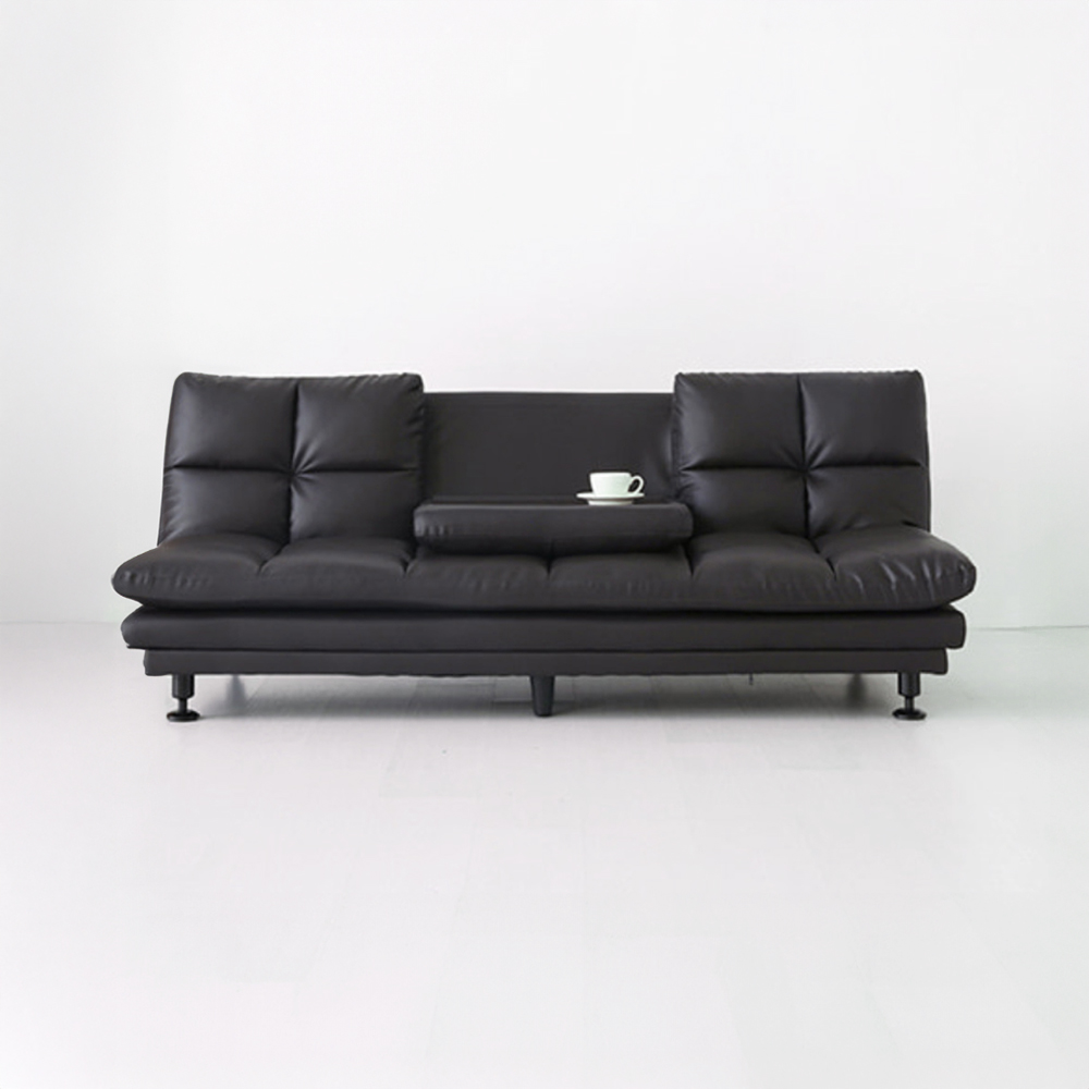 앰보 3인 멀티 소파베드 테이블형 블랙브라운 6987.4098