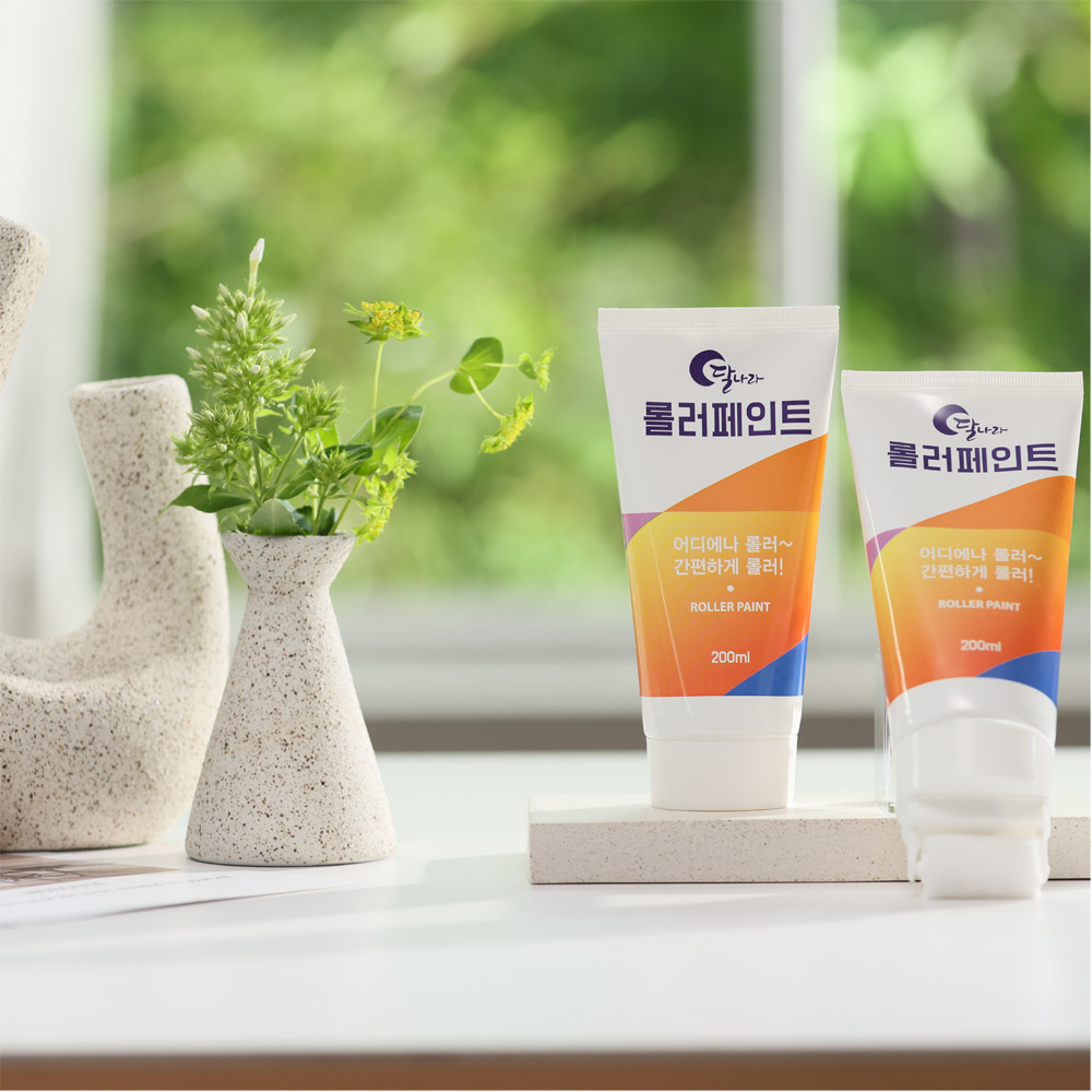 달나라 롤러페인트 국내생산 결로 셀프 커버 방수 리폼 가구 보수 벽지 수성 노루 페인트 - 상세 이미지 3
