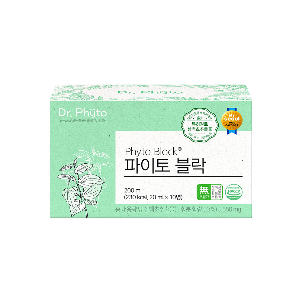 닥터파이토 파이토블락 1박스 10회분(삼백초추출물) 대한민국우수특허대상 - 상품 이미지