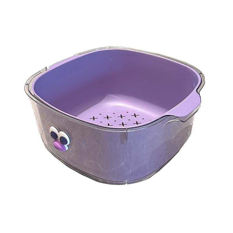 뷰레이터닷컴 삐죽이 야채 채소 과일 채반 소쿠리 세척볼 다용도 미니 세척바구니 18cm - 상세 이미지 4