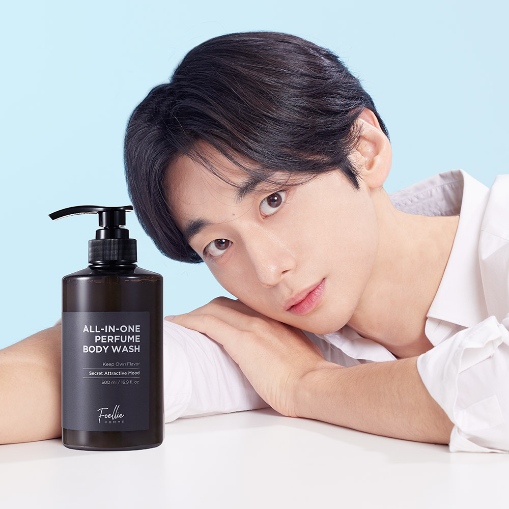 [땀냄새/체취/트러블] 포엘리에 옴므 올인원 퍼퓸 바디워시 500ml, 1개 - 상세 이미지 2