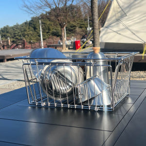 IGT 바스켓 테이블 폴딩 바구니 접이식 캠핑 메쉬 운동러 솔직 후기 | 실사용 리뷰 - 상품 이미지 2