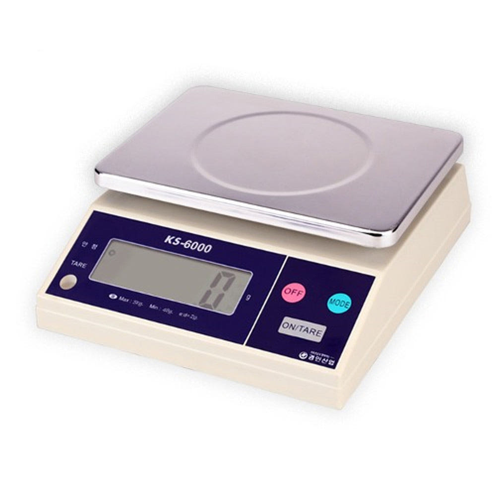 UH 정밀 디지털 전자저울 업소용 6kg, 2g, 복합 - 메인 이미지