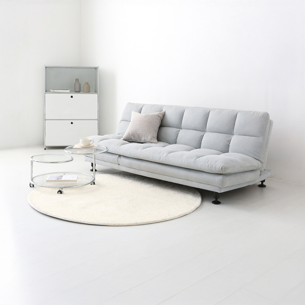 앰보 3인 멀티 패브릭 소파베드 카우치형