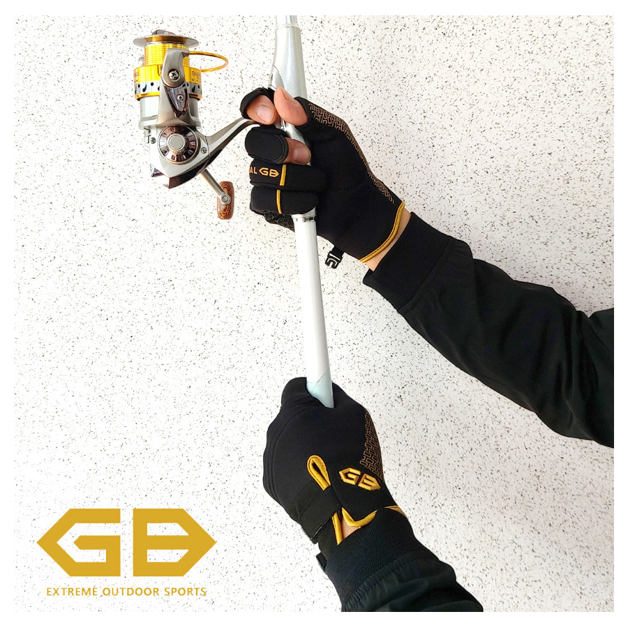 GB마일드 3컷 GB-F203 네오티타늄 글러브 낚시장갑 가을 겨울 방한장갑 - 메인 이미지