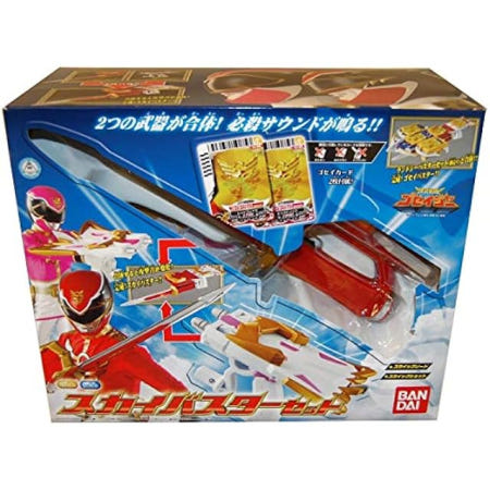 [해외]파워레인저 미라클포스 스카이버스터 세트