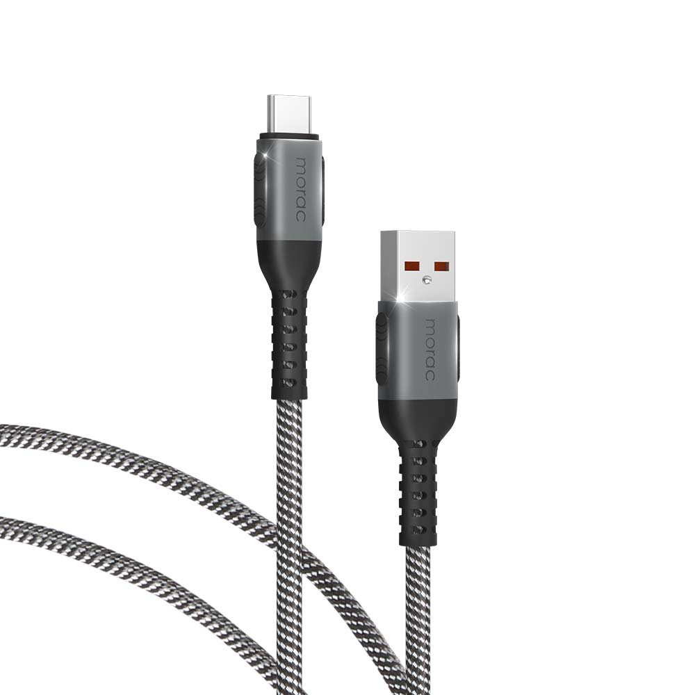모락 크로크 USB-A to C타입 고속 충전 케이블 1M - 상품 이미지