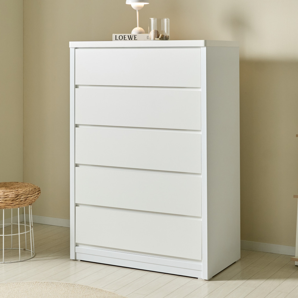 칸 5단서랍장1000 광폭 아일랜드 1000x550x1450mm, 5단, 화이트