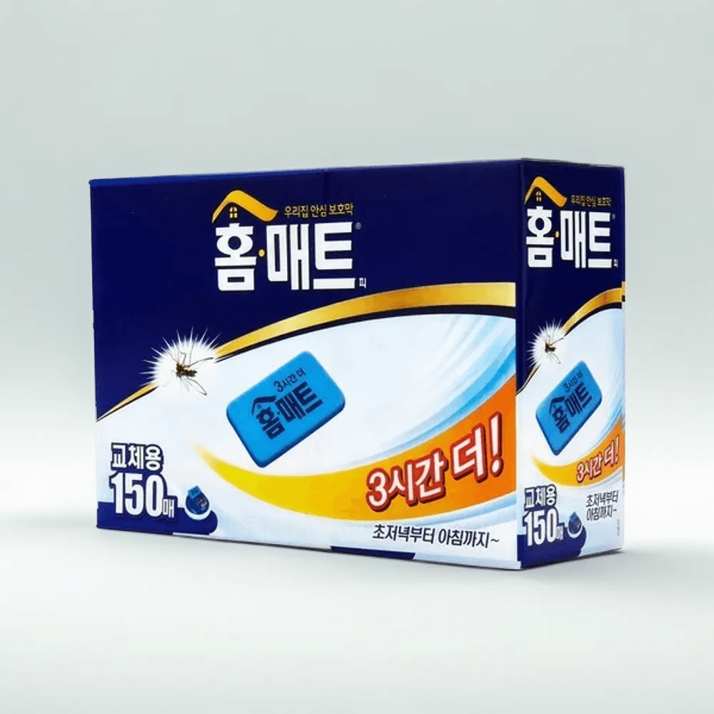 홈매트 일반형 리필용 150매 1개 15시간 모기살충제 벌레 퇴치 : 만물상DC