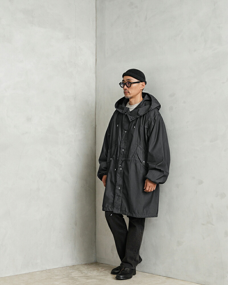 와이퍼 waiper 미군 데드스톡 스노카모 모즈 코트 M-51 블랙 - 상세 이미지 4