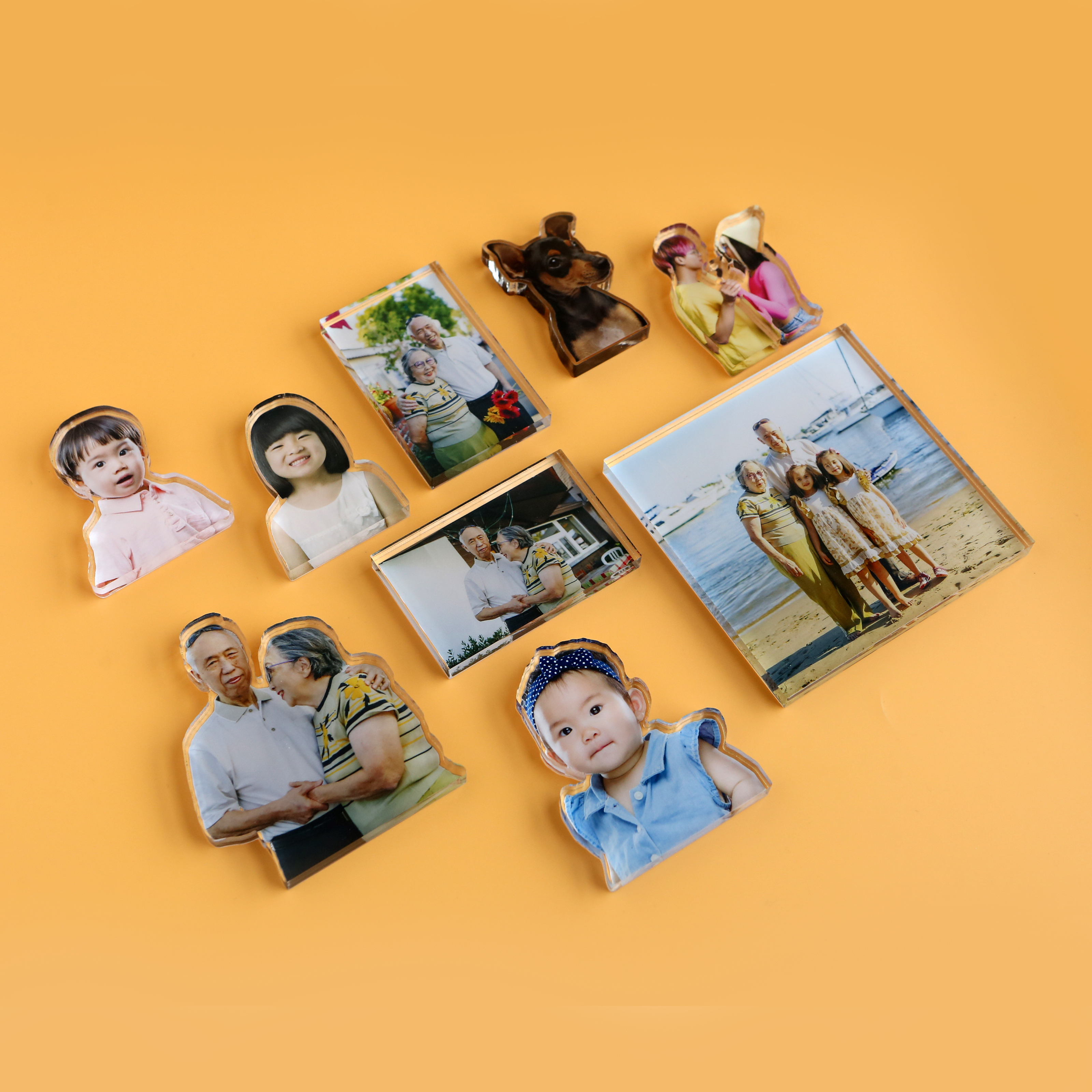 사진액자 아크릴 포토테이블 소형 탁상용 인테리어 사진 미니액자