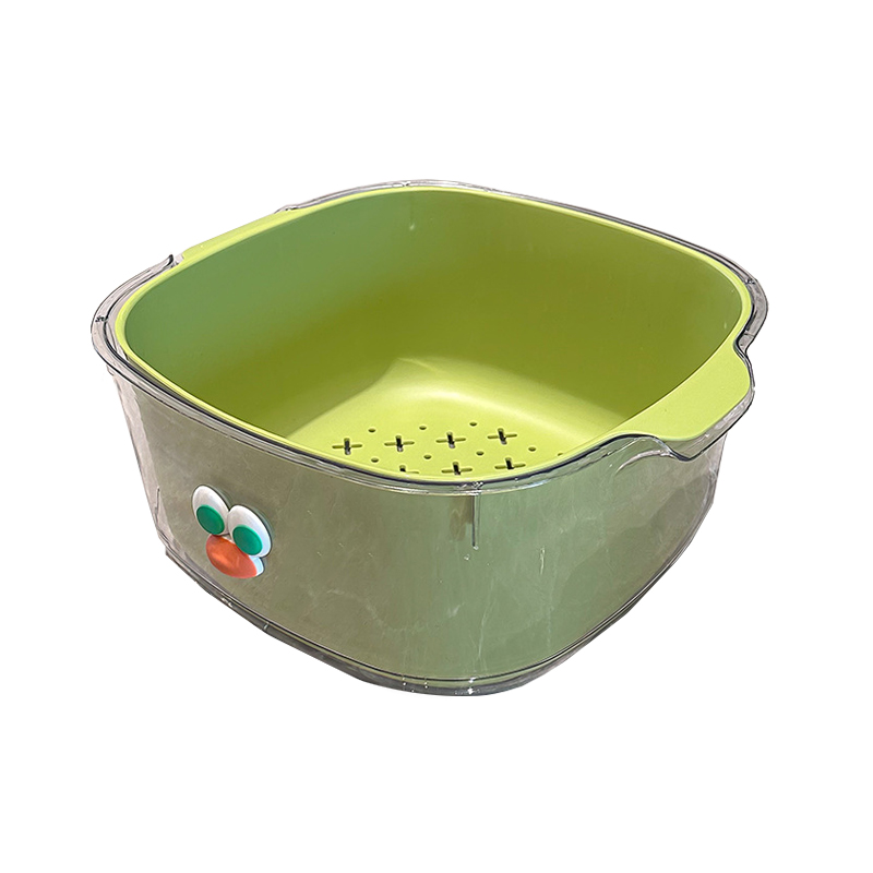 뷰레이터닷컴 삐죽이 야채 채소 과일 채반 소쿠리 세척볼 다용도 미니 세척바구니 18cm - 상세 이미지 2