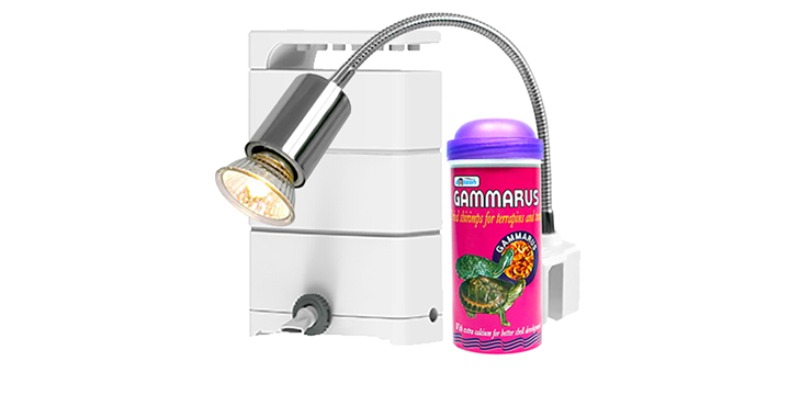 [초록끈] 거북이여과기AMZ-XN600+250ml감마루스+WG400조명세트 - 상세 이미지 2