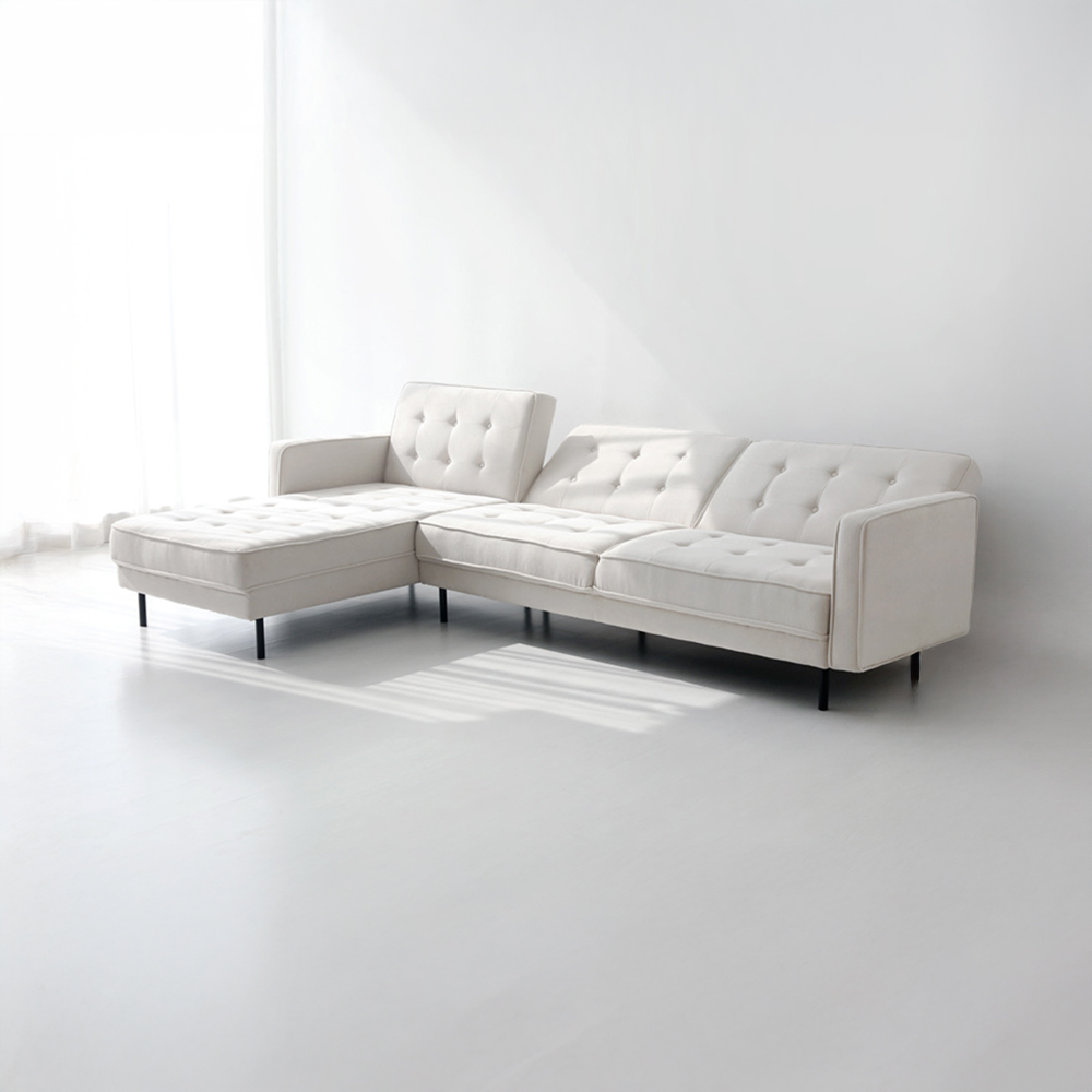 니스코 패브릭 소파 3인 카우치형 BC453