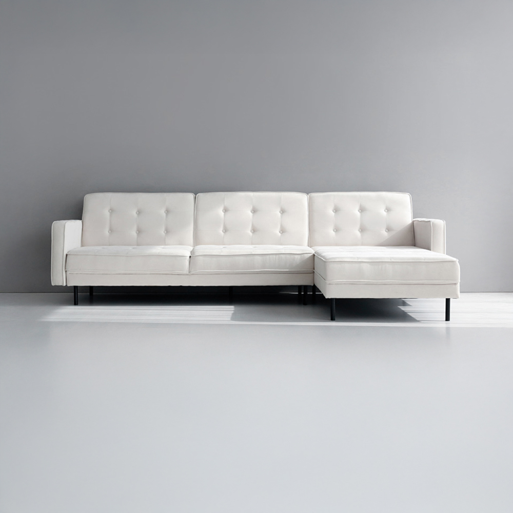 니스코 패브릭 소파 3인 카우치형 BC453