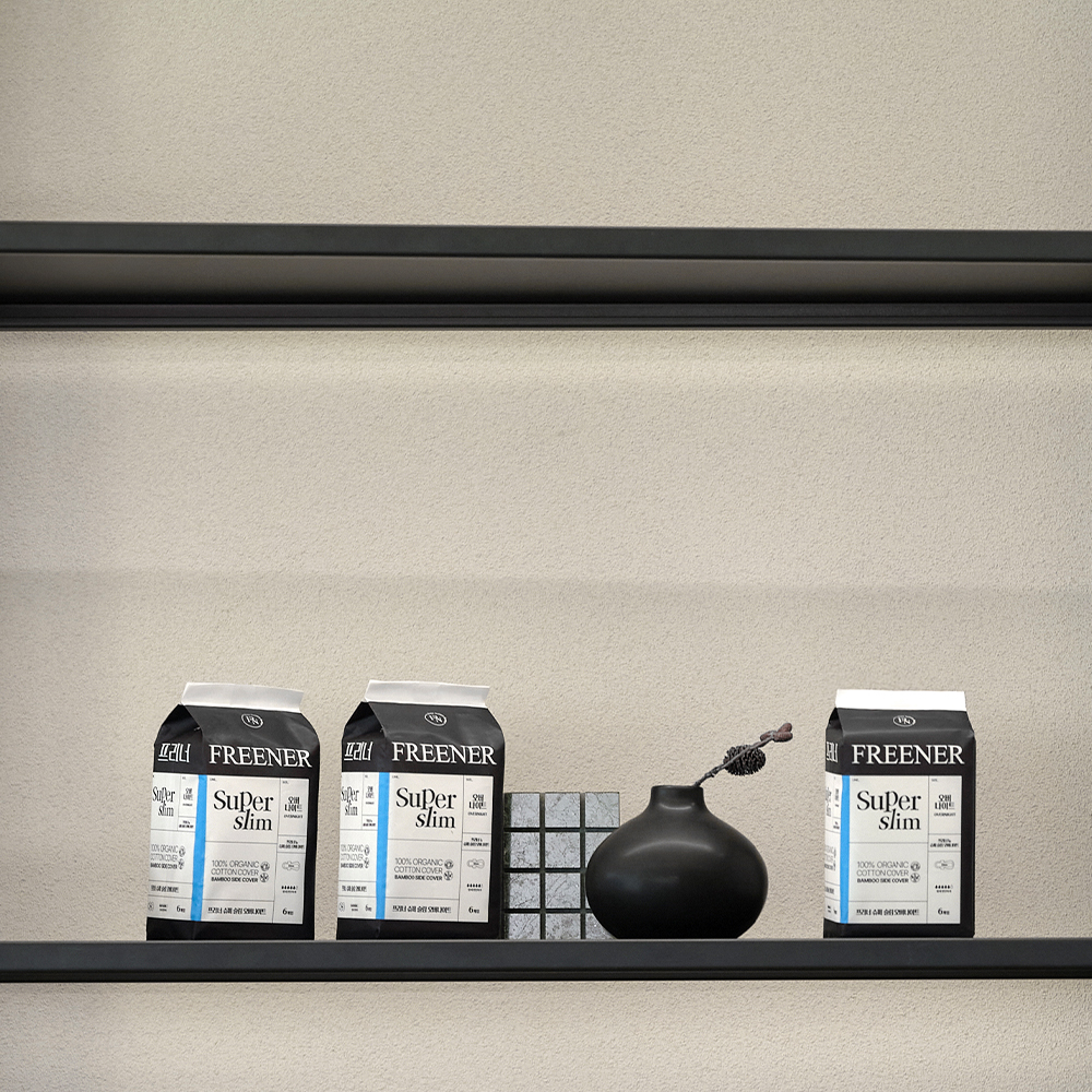 프리너 슈퍼슬림 유기농 생리대 오버나이트 3팩