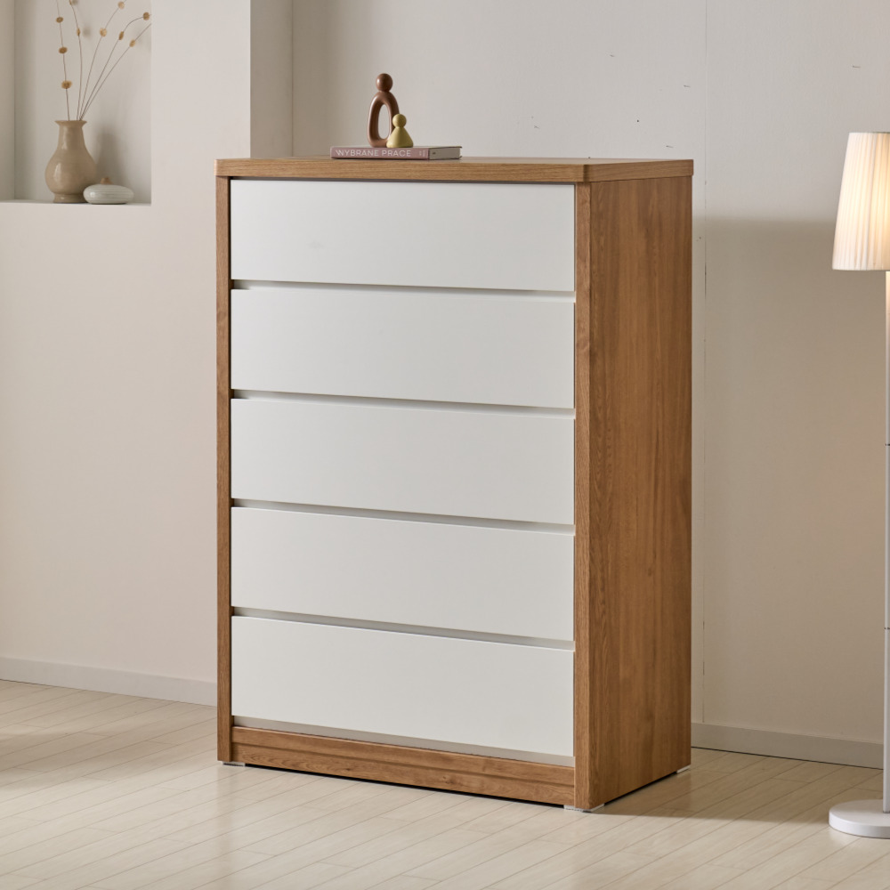 칸 5단서랍장1000 광폭 아일랜드 1000x550x1450mm, 5단, 화이트