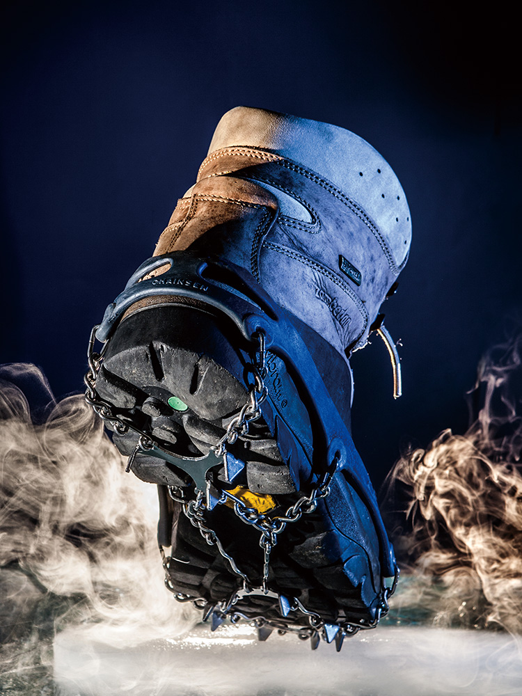 스노우라인 체인젠 프로 아일렛 기술 적용 밴드 CE,TUV인증 영하 60도 밴딩테스트 통과 아이젠 세계 최초 특허 UV코팅