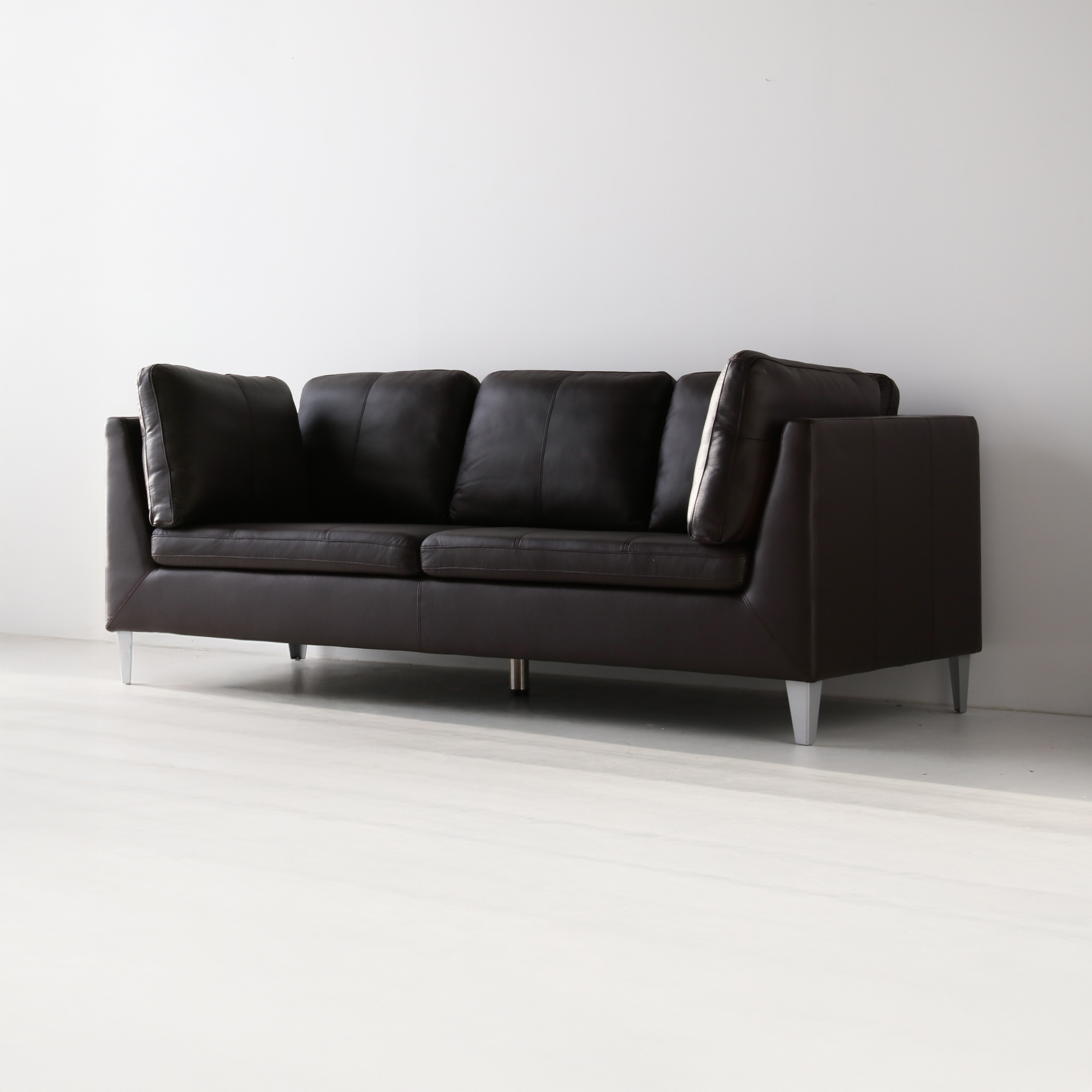 FAJU 3인 소파 다크브라운 1660.4476