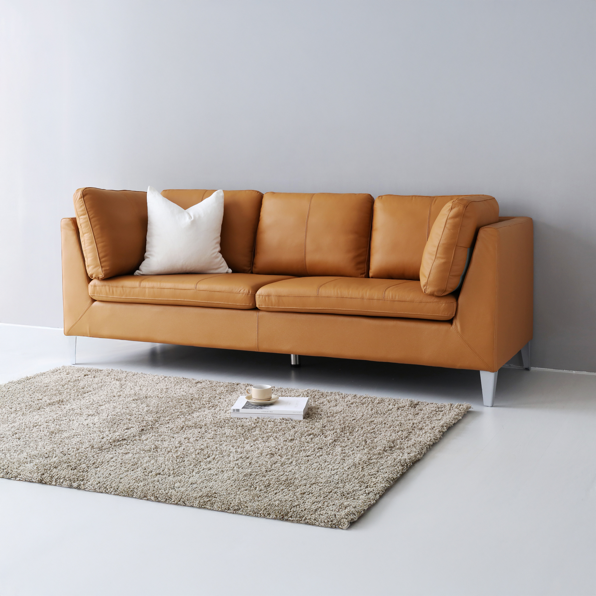 FAJU 3인 소파 뉴트럴브라운 8968.2320 이미지 6