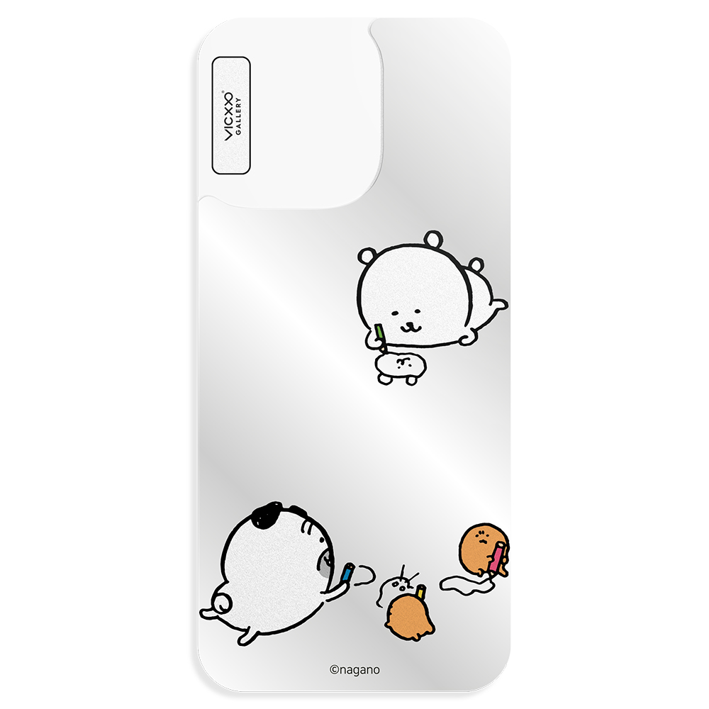 담곰이 농담곰 그림그리기 띠부띠부미러스킨 갤럭시/아이폰 케이스 부착용스킨 - 상품 이미지