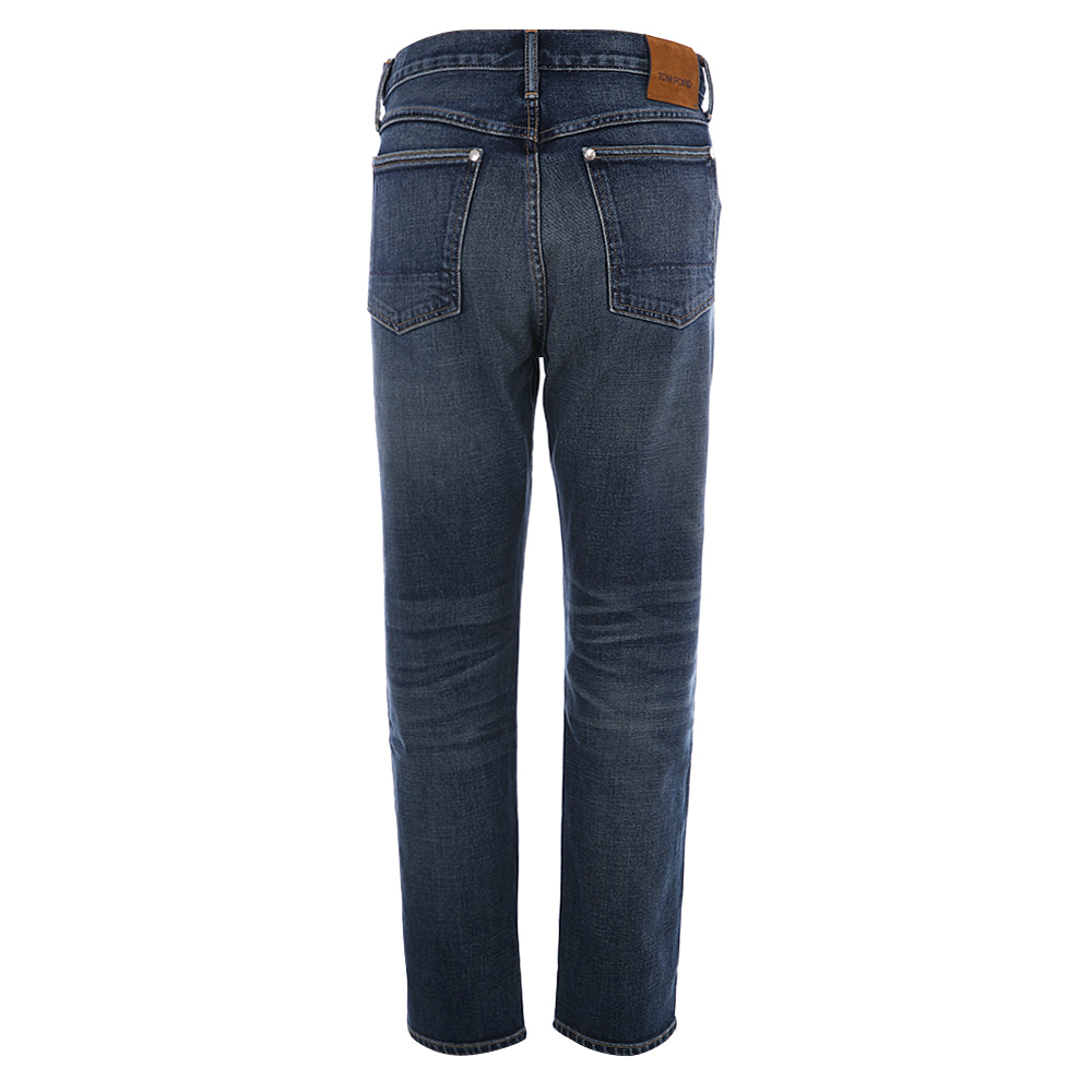 톰포드 워싱 스트레이트 데님 팬츠 BZJ31 TFD017 B17 (2022 S/S) - 상세 이미지 3