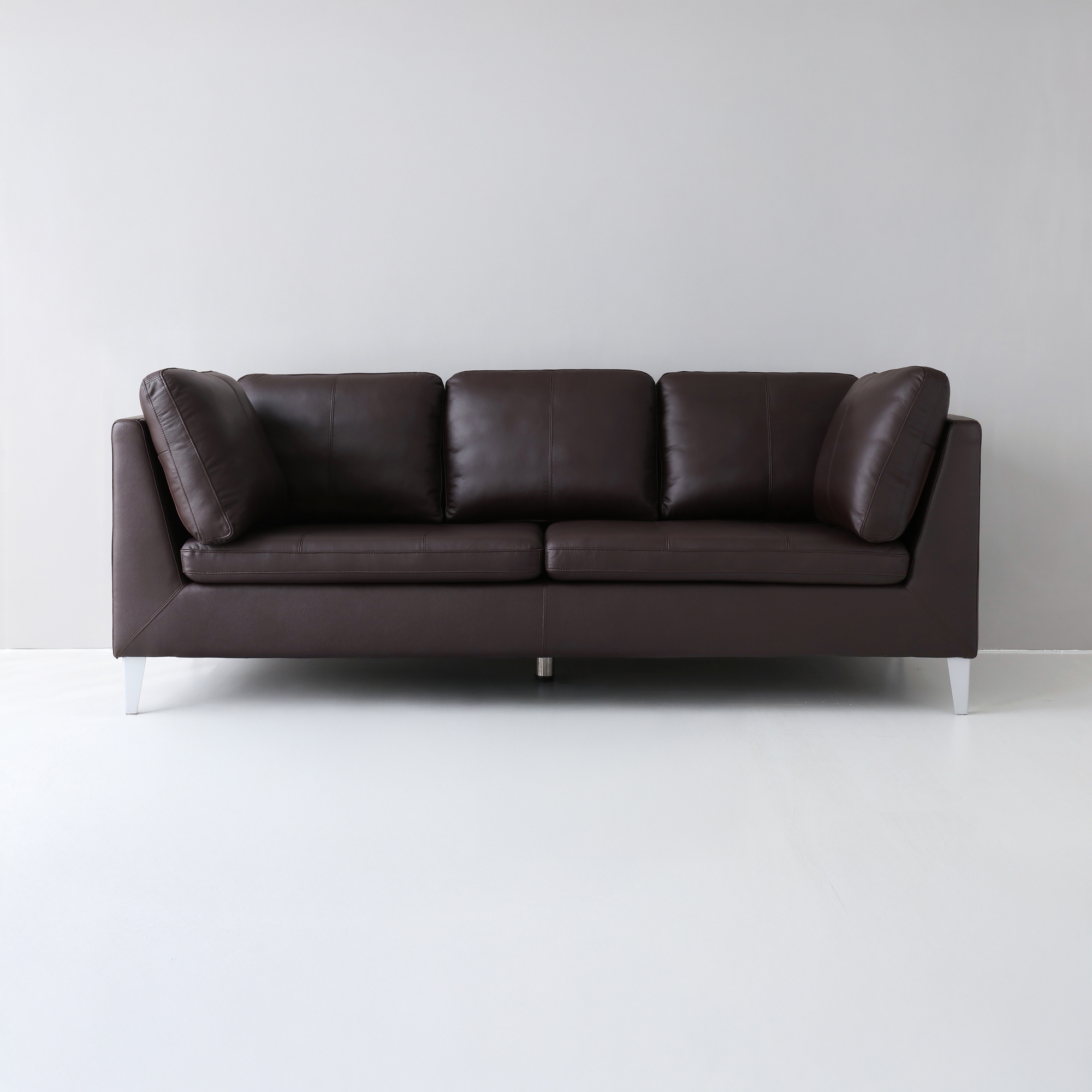 FAJU 3인 소파 다크브라운 1660.4476