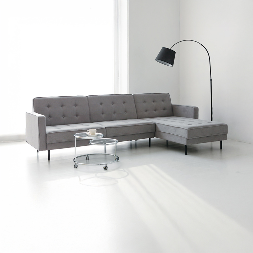 니스코 패브릭 소파 3인 카우치형 BC453