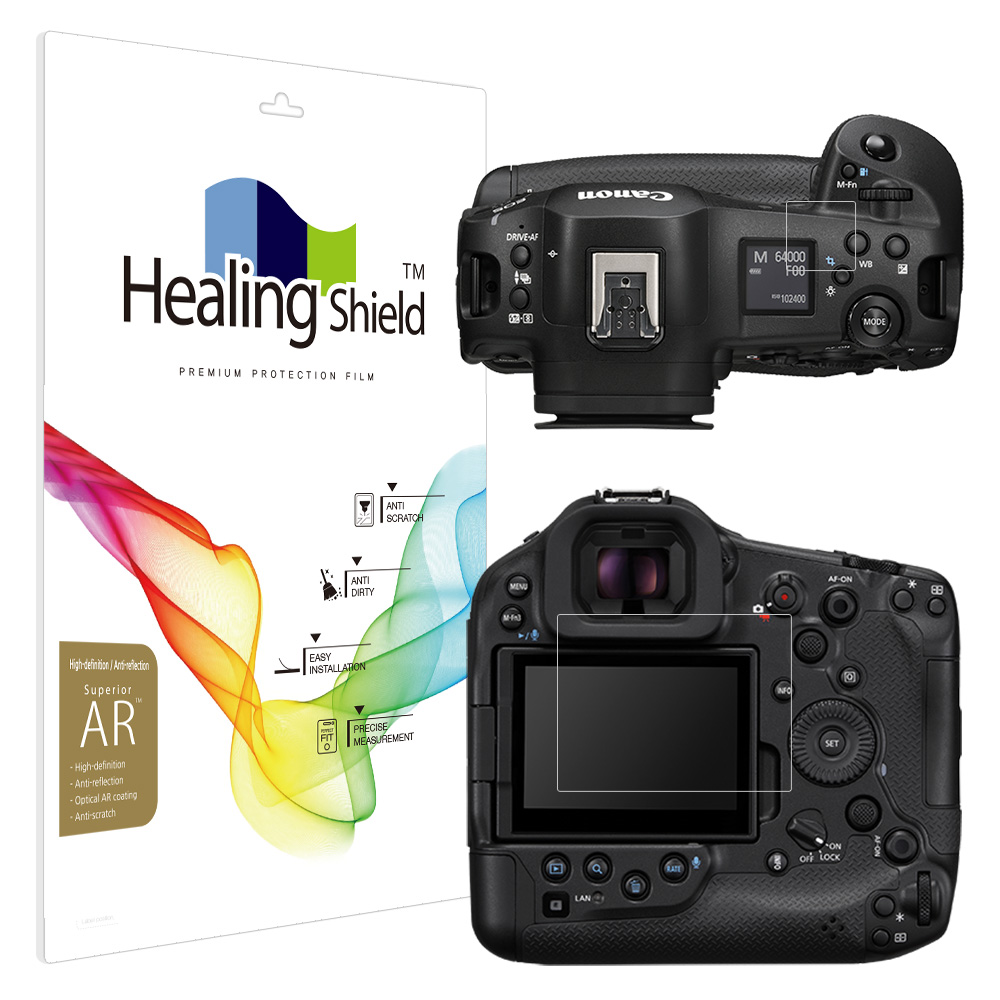 캐논 EOS R1 AR 고화질 액정보호필름 2매 (2중구성)