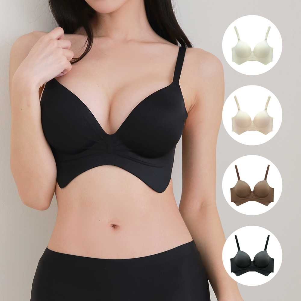 핑크앤다이아 8cm볼륨 팔로미 왕뽕브라 노와이어 볼륨브라렛 푸쉬업브라 - 상품 이미지
