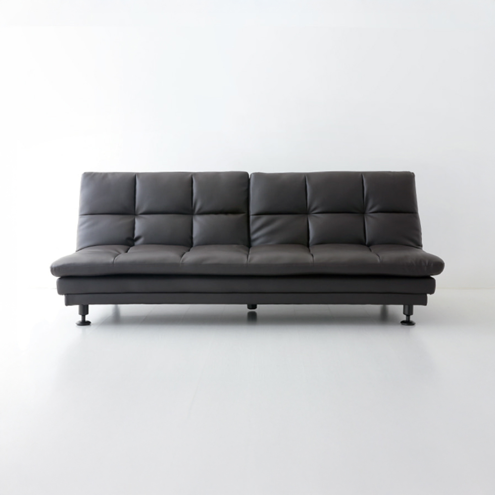 앰보 3인 멀티 소파베드 독립형 스툴미포함, 블랙브라운 1029.9637, 3인용