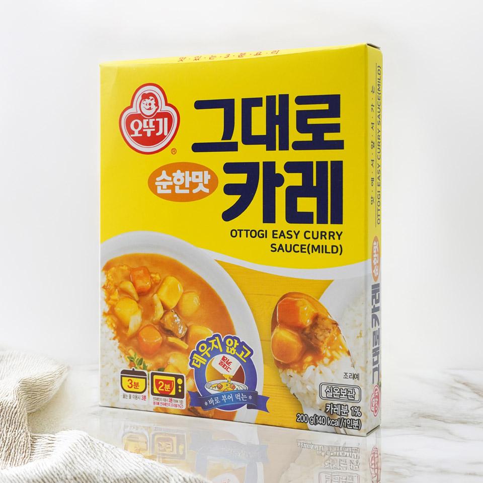 메가마트 오뚜기 그대로카레 순한맛 200g - 상세 이미지 2
