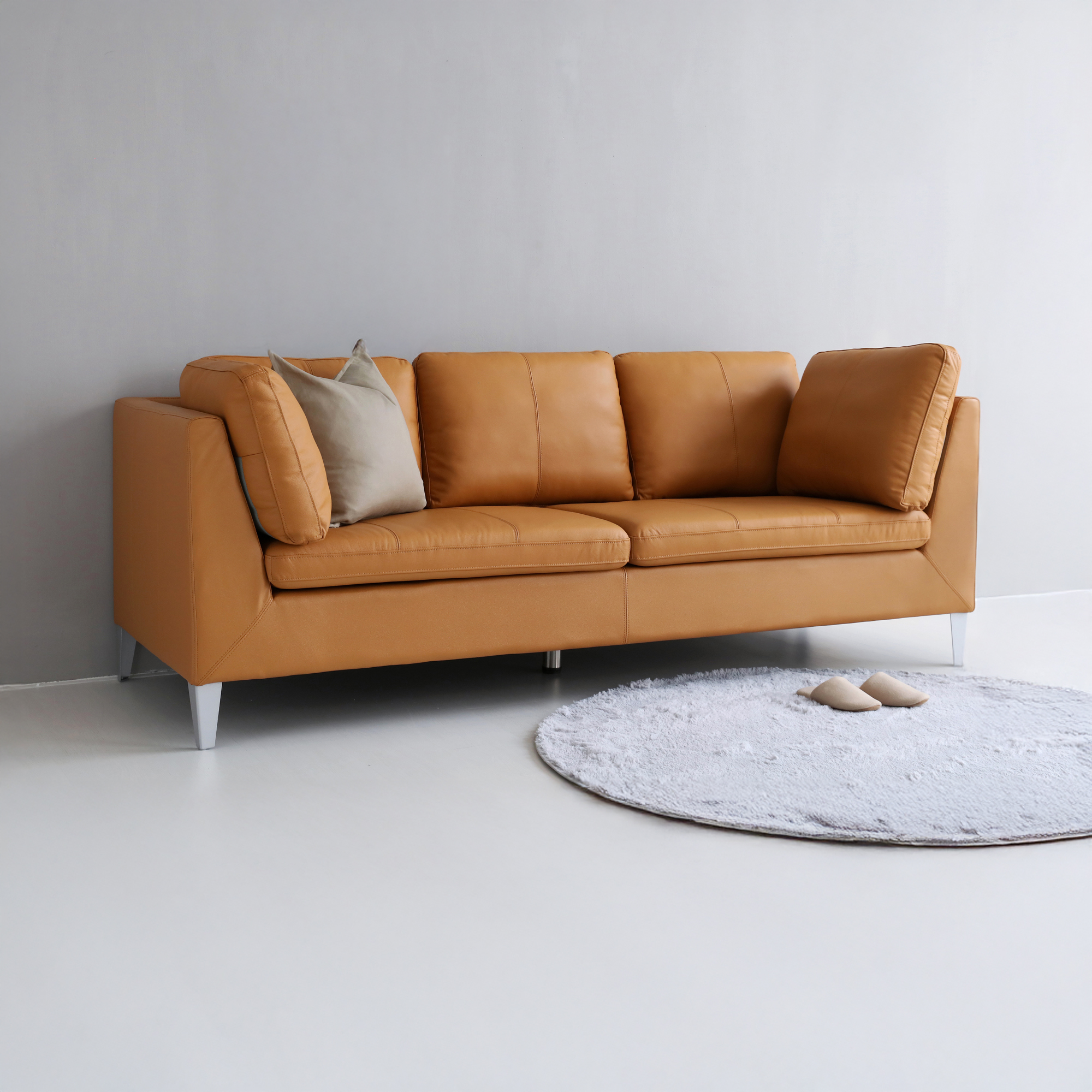 FAJU 3인 소파 뉴트럴브라운 8968.2320 - 상세 이미지 4