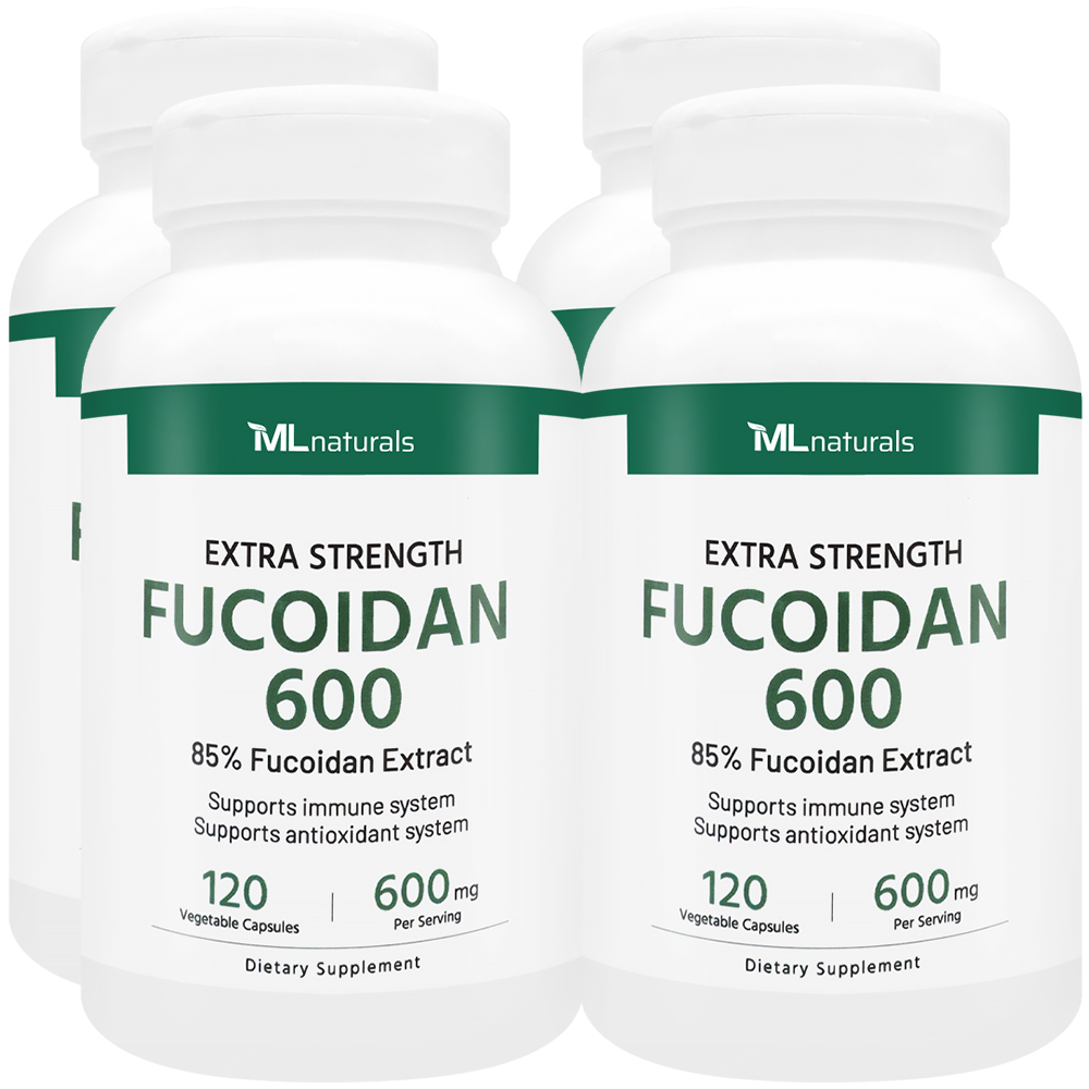 2025 신제품! 4병 마이라이프 내추럴스 미역귀 후코이단 600mg 120 야채캡슐 - 메인 이미지